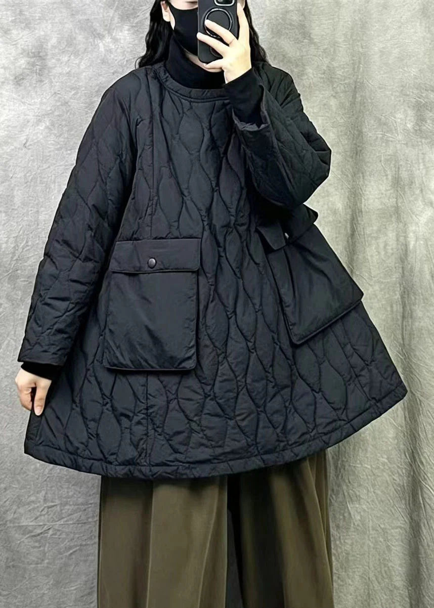 Parka d'hiver femme oversize avec grandes poches 1