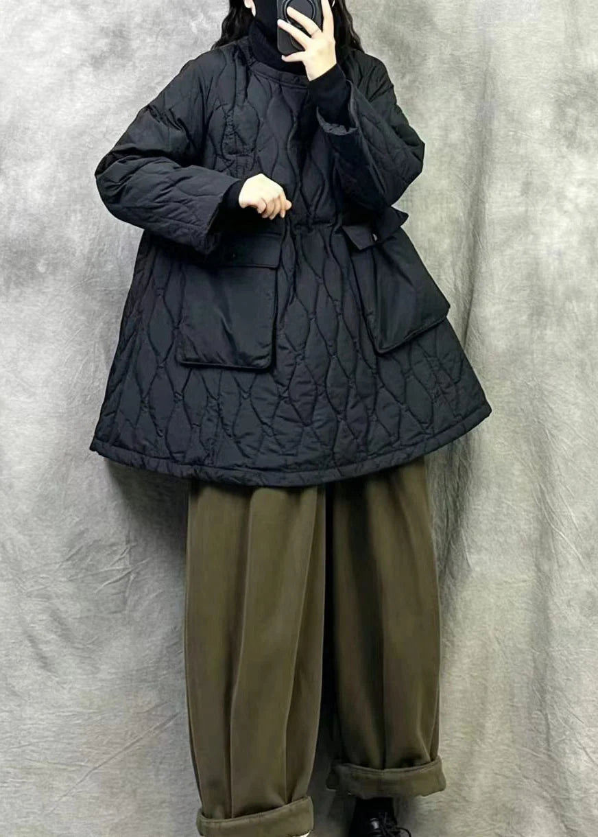 Parka d'hiver femme oversize avec grandes poches 2