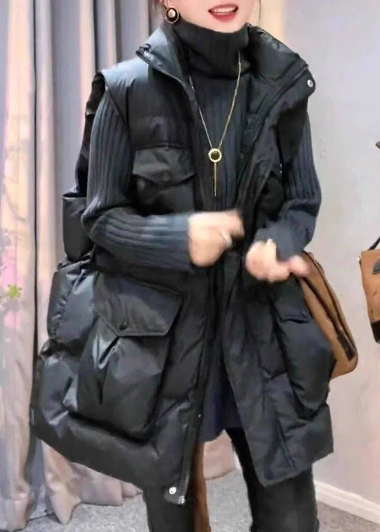 Parka d'hiver pour femme à poches surdimensionnées 2