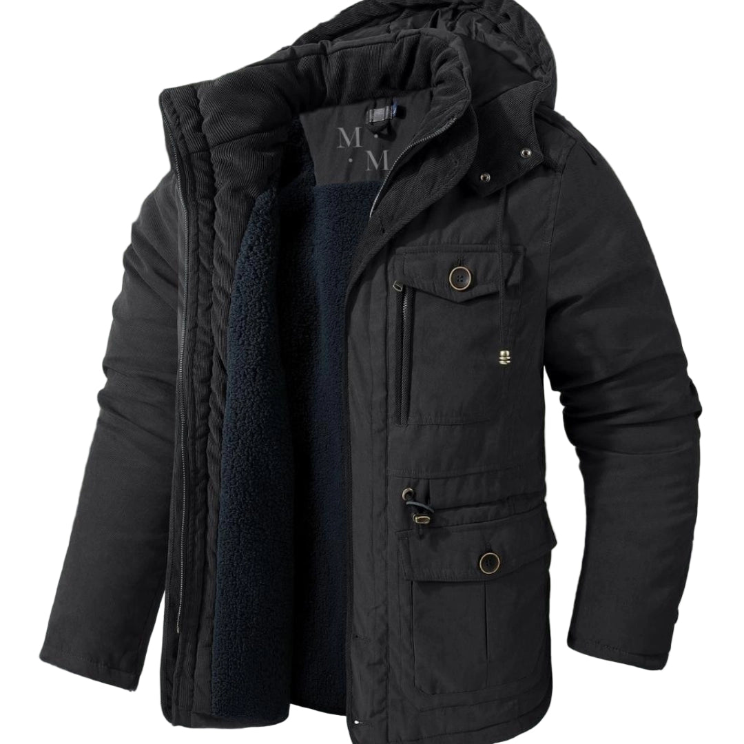Parka pour Homme Isolée avec Doublure Sherpa 0