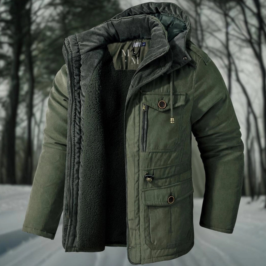 Parka pour Homme Isolée avec Doublure Sherpa 1