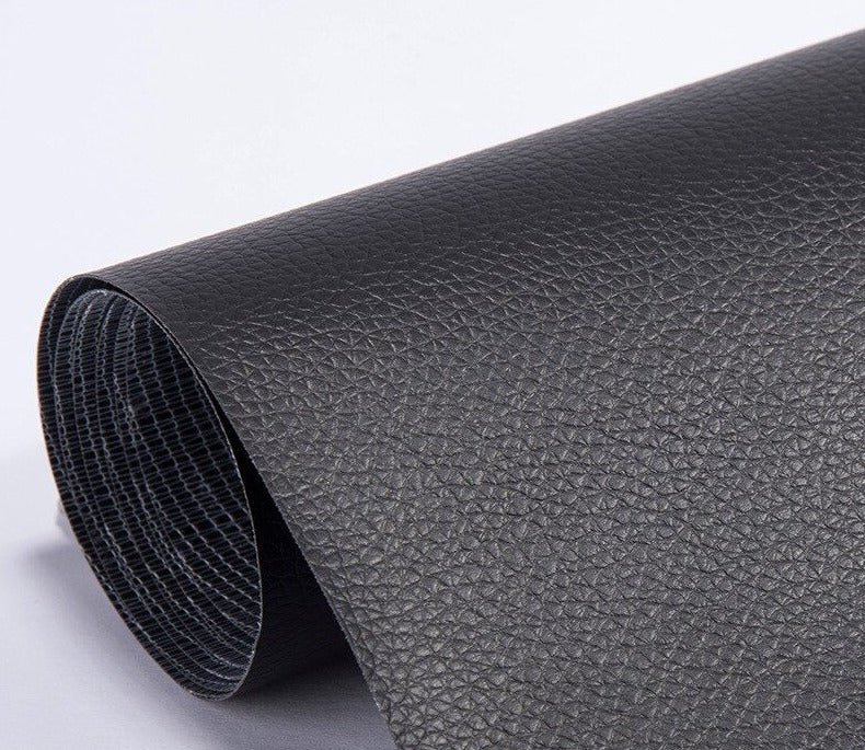 Patch de réparation auto-adhésif en cuir PU - Imperméable et résistant 0