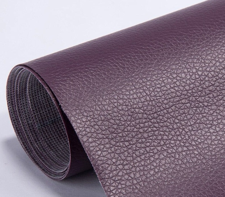 Patch de réparation auto-adhésif en cuir PU - Imperméable et résistant 9