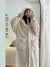 Peignoir Femme Confortable en Fleece Élégant