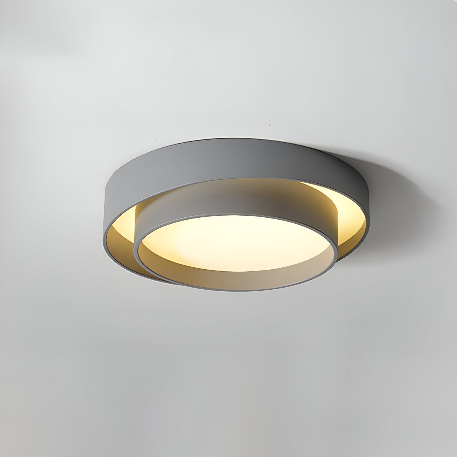 Plafonnier LED moderne en forme d'anneau pour chambre et salon 12