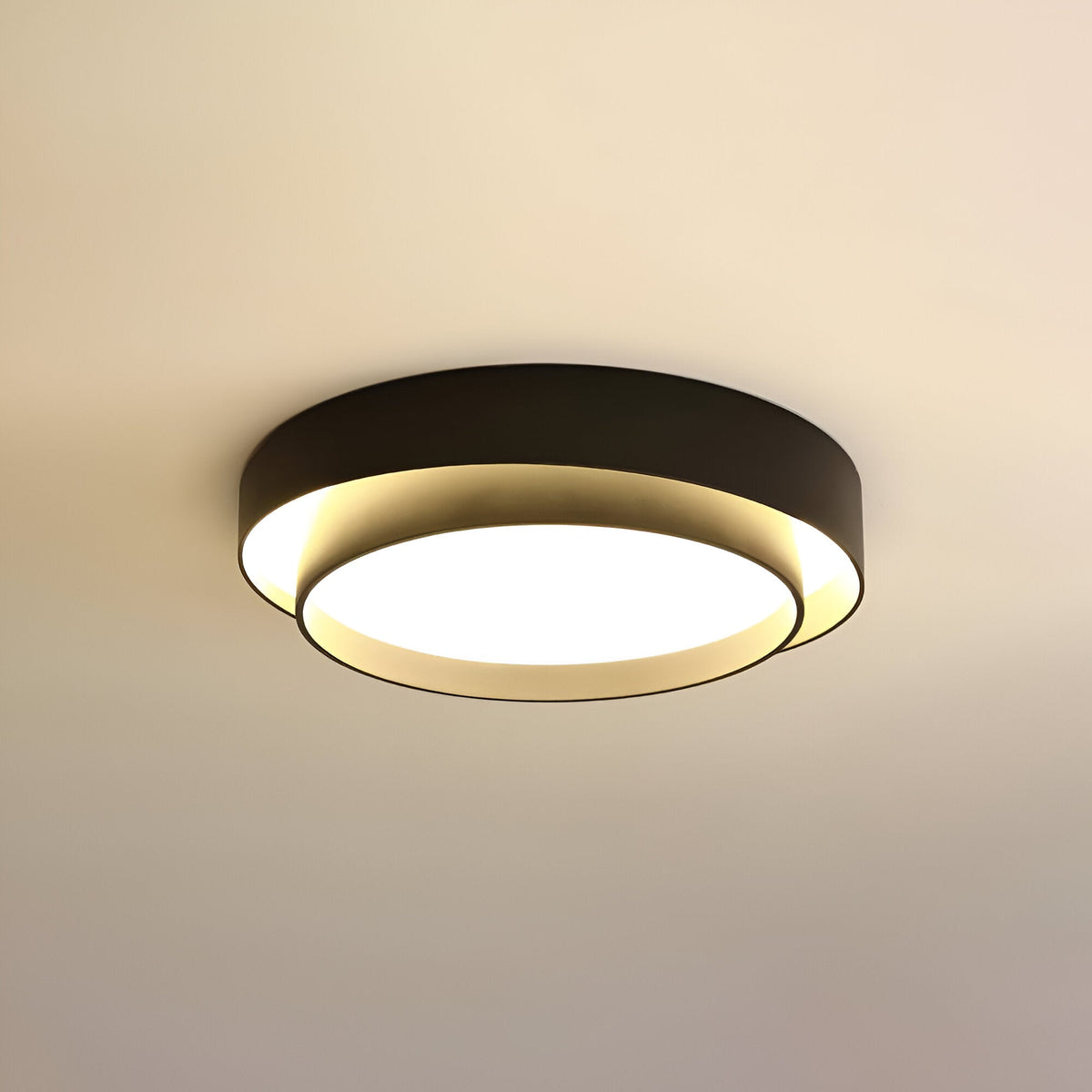 Plafonnier LED moderne en forme d'anneau pour chambre et salon 13