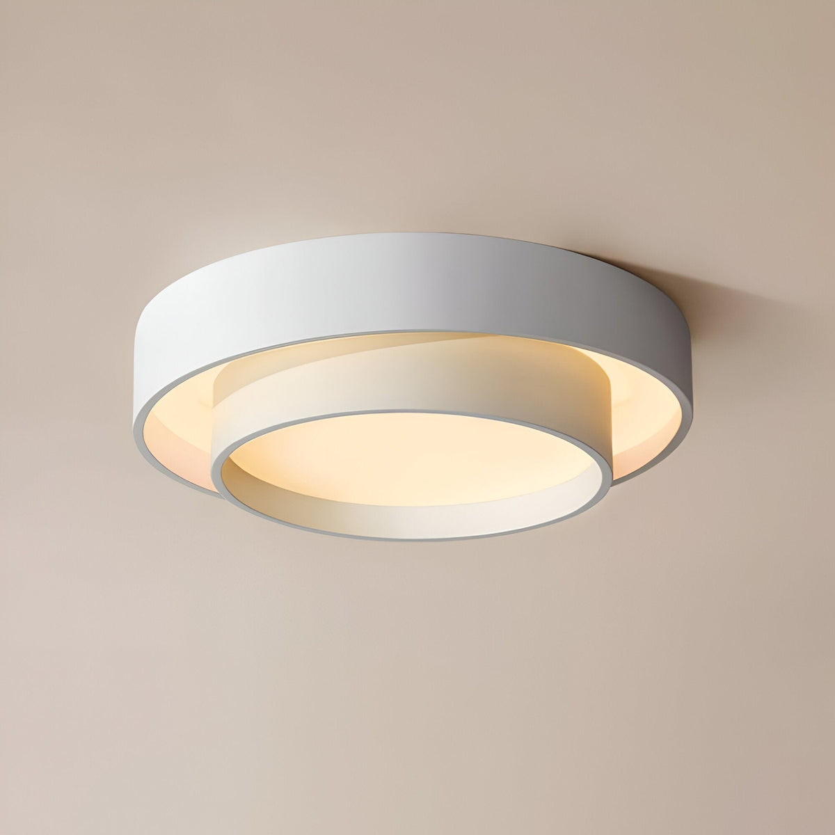 Plafonnier LED moderne en forme d'anneau pour chambre et salon 3