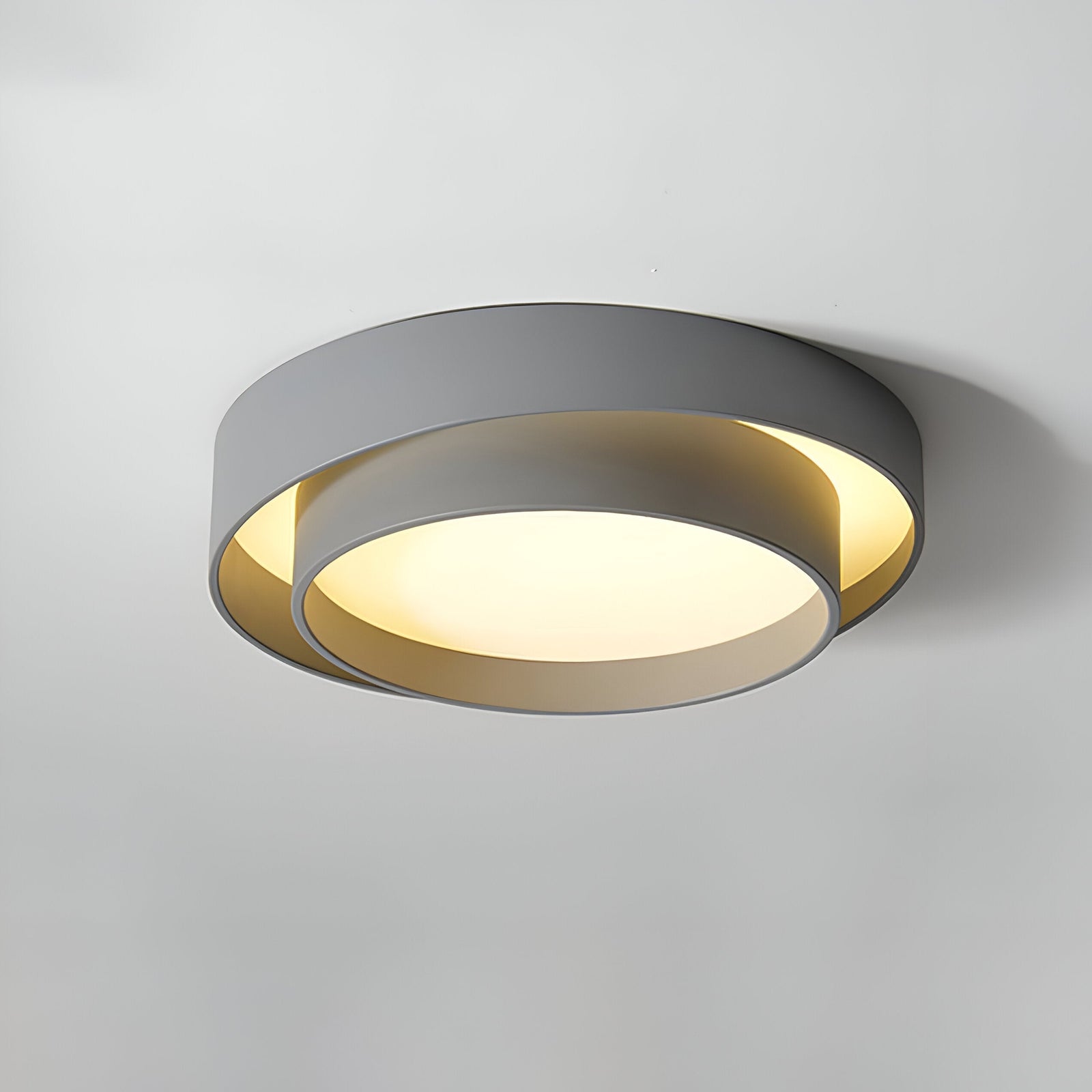 Plafonnier LED moderne en forme d'anneau pour chambre et salon 9