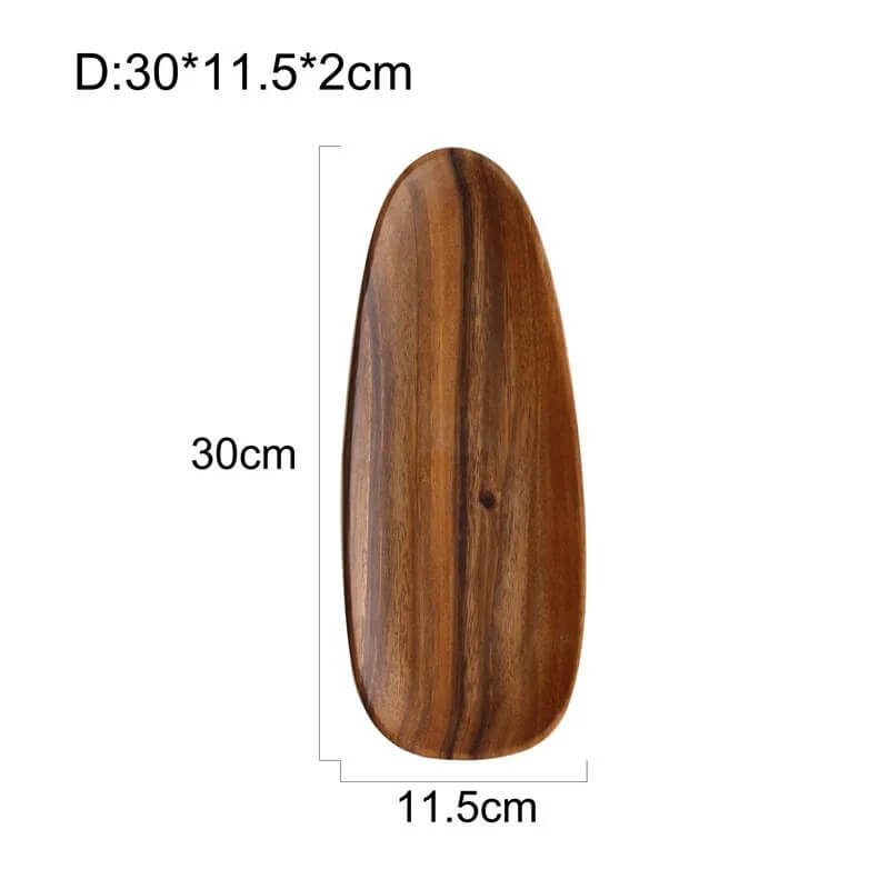 Plateau de Service Minimaliste Ovale Design Unique 12