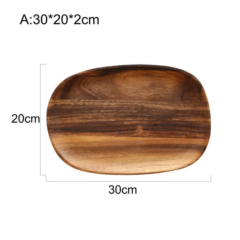 Plateau de Service Minimaliste Ovale Design Unique 13