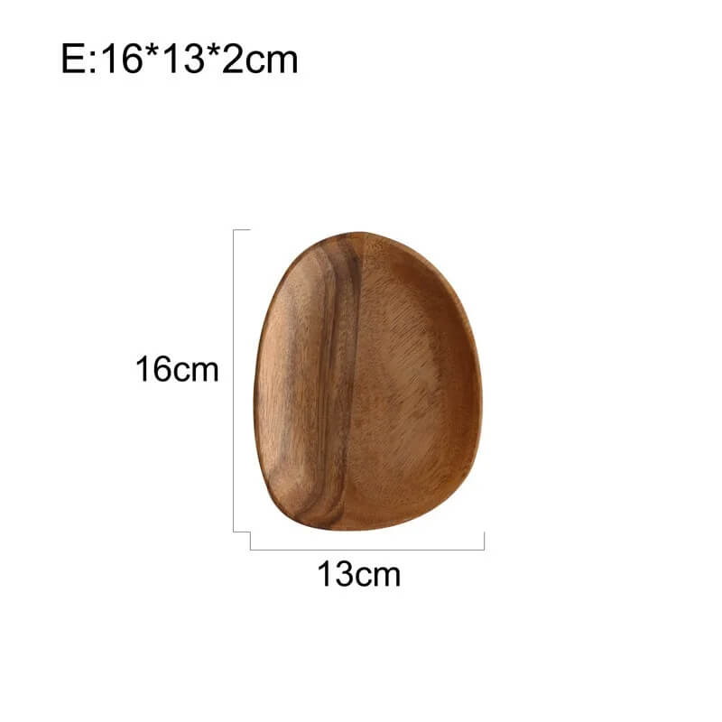 Plateau de Service Minimaliste Ovale Design Unique 9