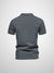 Polo Homme Casual Col V Tissu Mélangé 3