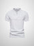 Polo Homme Casual Col V Tissu Mélangé 7