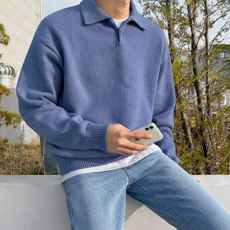 Polo Homme Classique Boutonné Ajusté 2