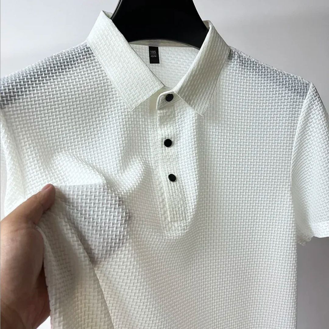 Polo Homme Classique en Tissu Léger 4