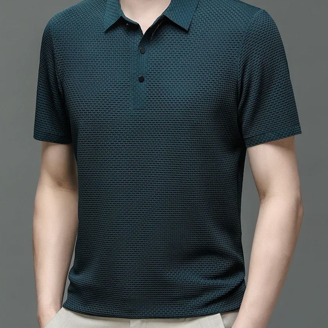 Polo Homme Classique en Tissu Léger 6