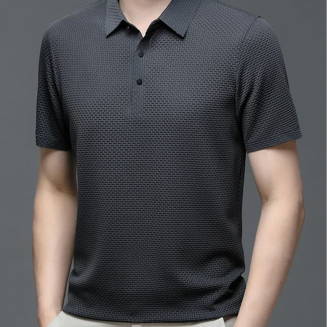 Polo Homme Classique en Tissu Léger 7