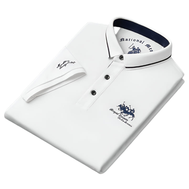 Polo Homme Manche Courte en Coton Moderne 0