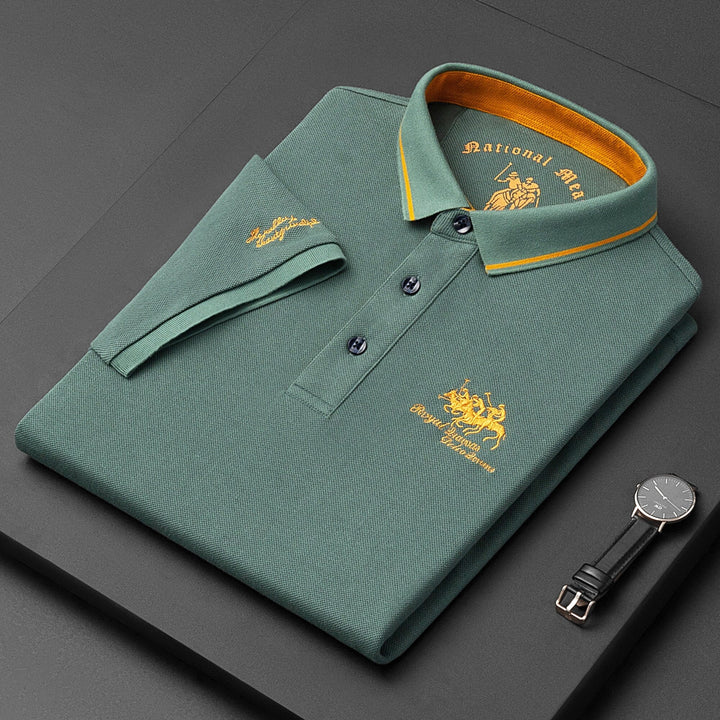 Polo Homme Manche Courte en Coton Moderne 2