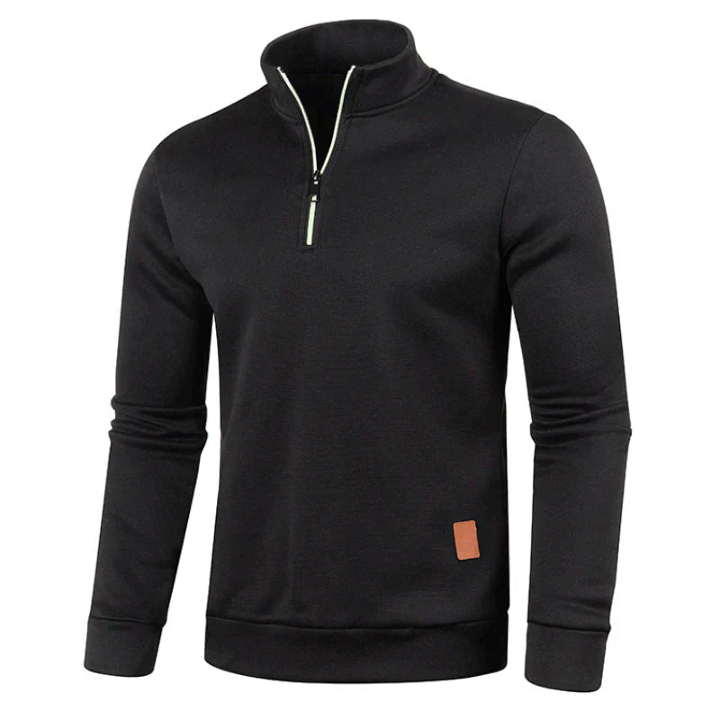 Polo Homme Manche Longue Style Casual 1