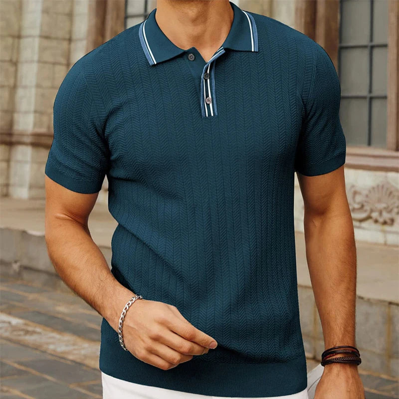 Polo Homme Slim Fit Soie Ice Respirant 2