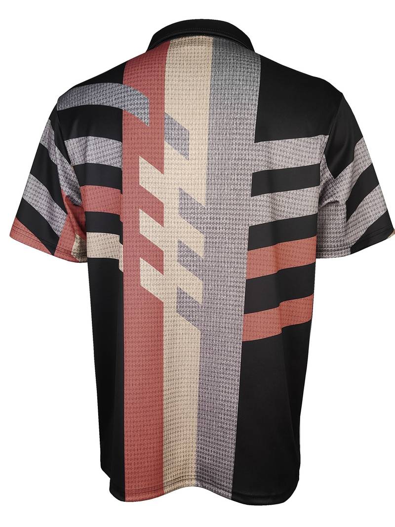 Polo Homme Style Vintage à Bouton 1/4 Casual 6