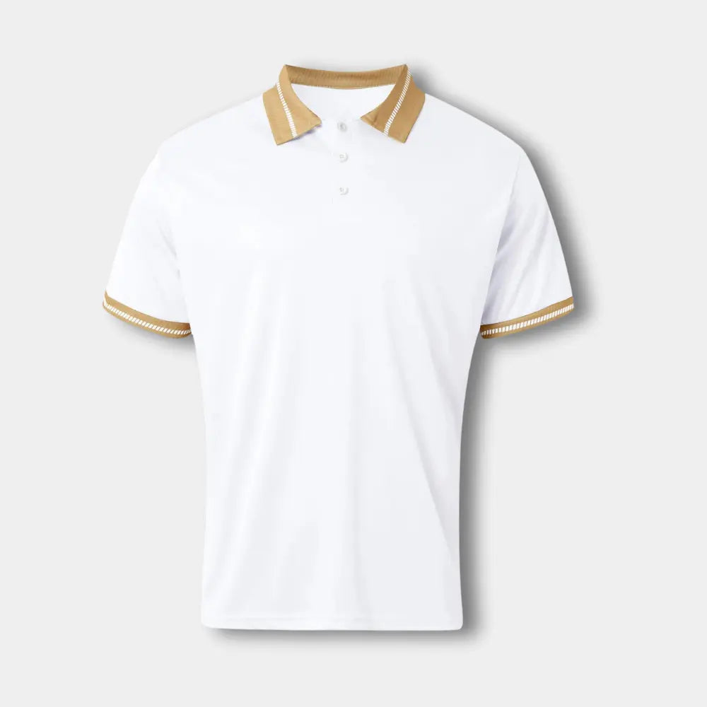 Polo Homme à Col Contrasté Classique 8