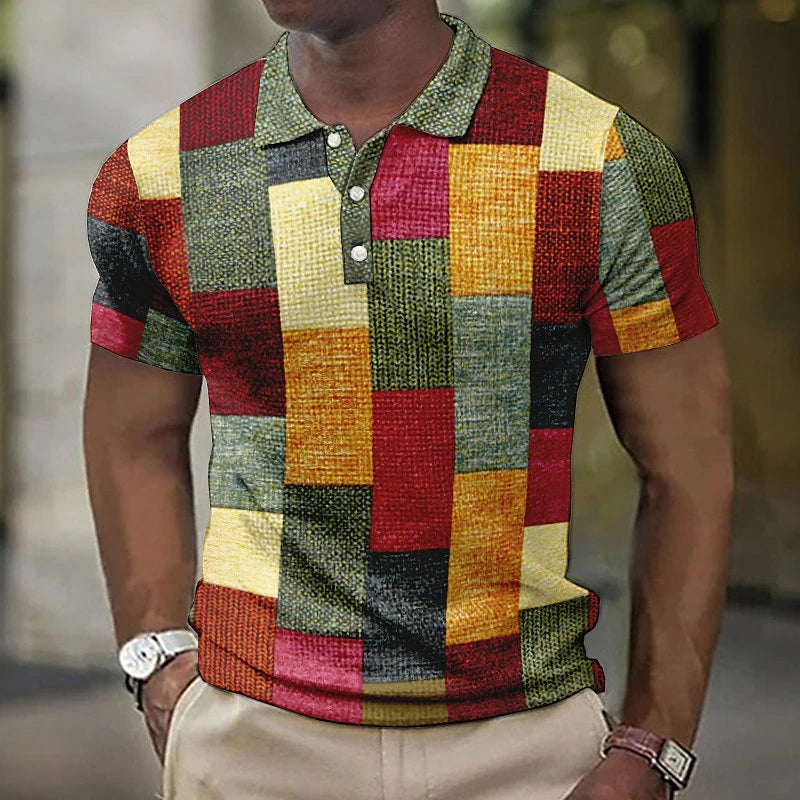 Polo Imprimé pour Homme Chic 1