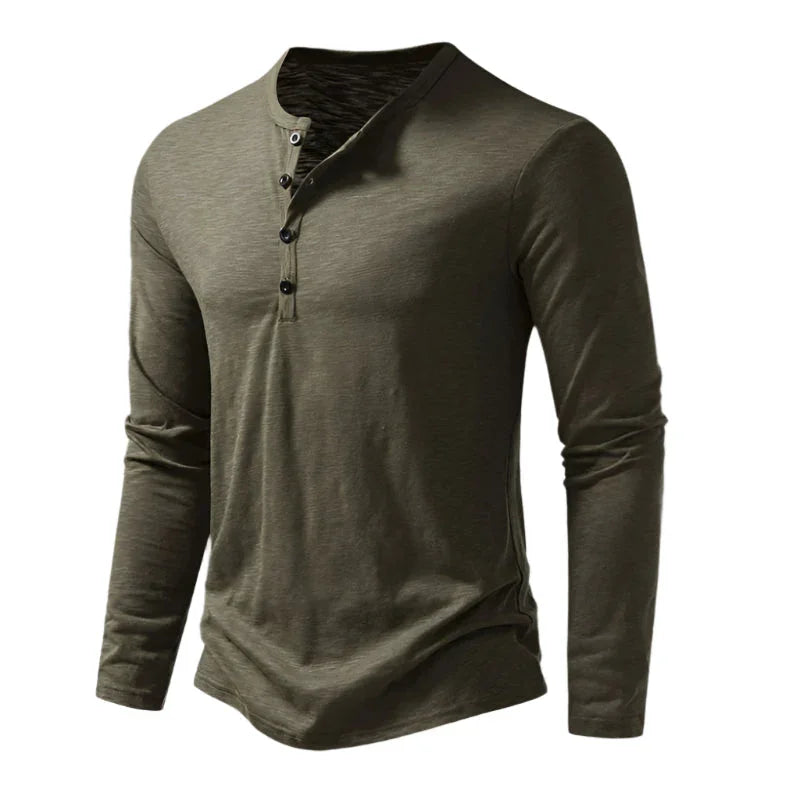 Polo à Manches Longues pour Hommes Style Décontracté 0