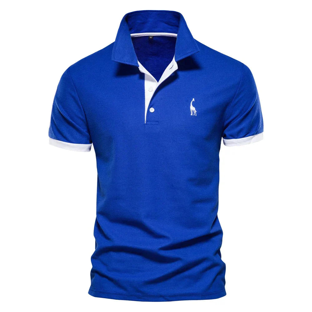 Polo homme classique en coton confortable 2