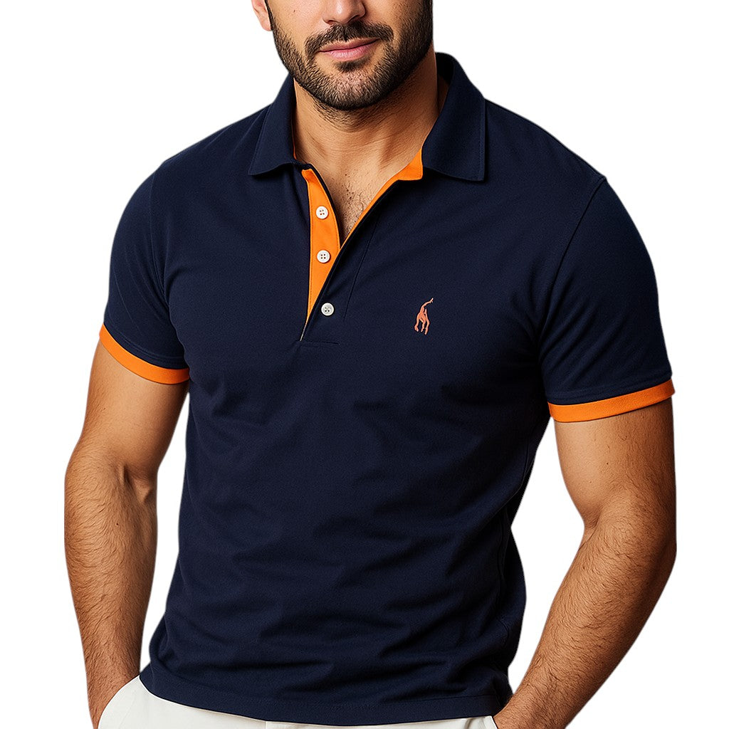 Polo homme coupe classique décontractée 1