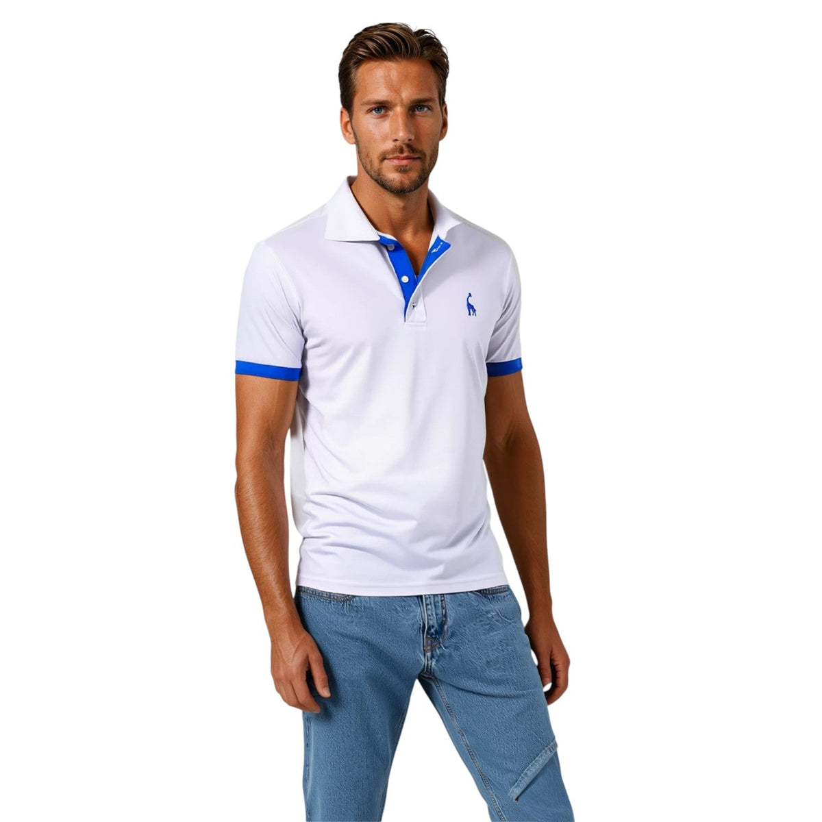 Polo homme coupe classique décontractée 2