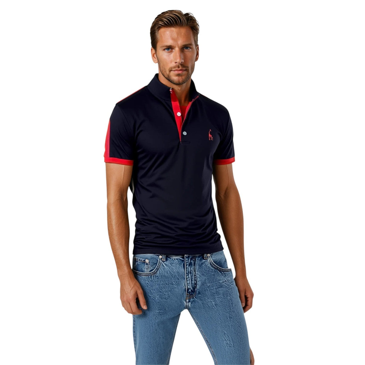Polo homme coupe classique décontractée 3