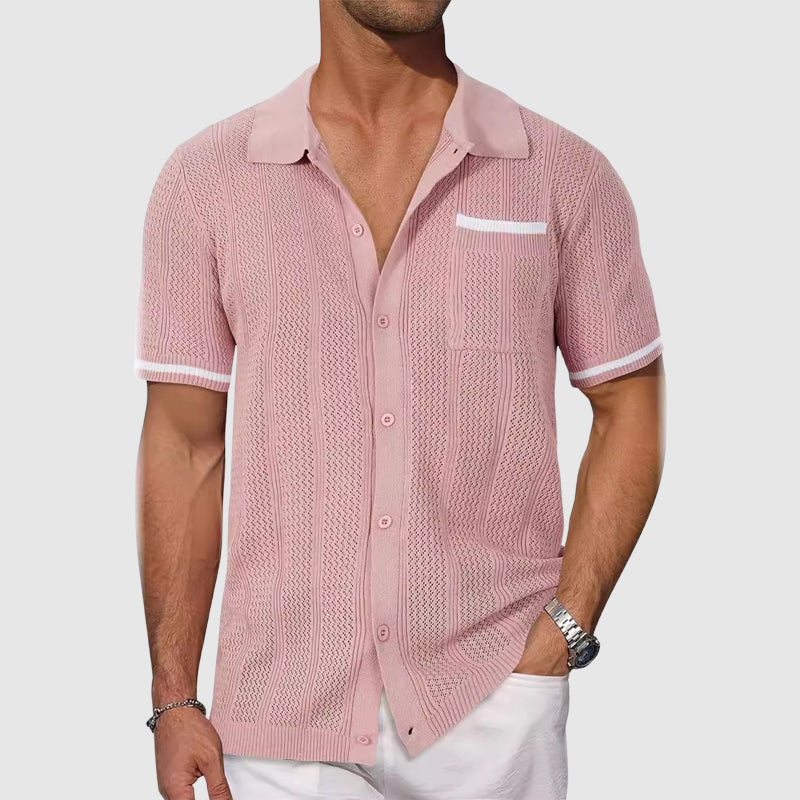 Polo pour Homme Ajusté Style Italien 1