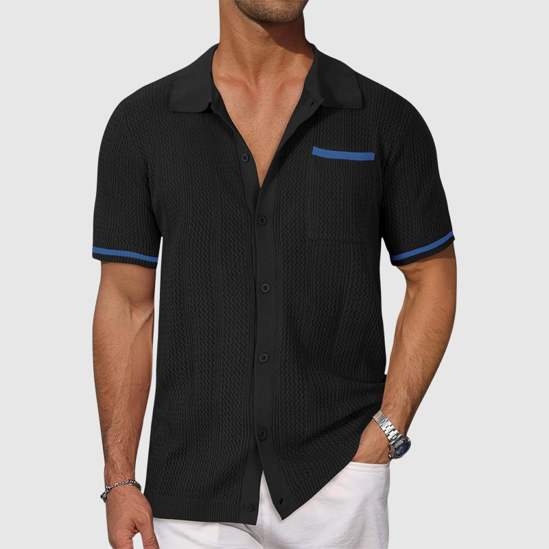 Polo pour Homme Ajusté Style Italien 2