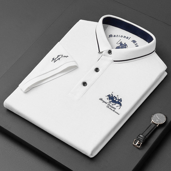 Polo pour Hommes Finn en Tissu Mélangé 1