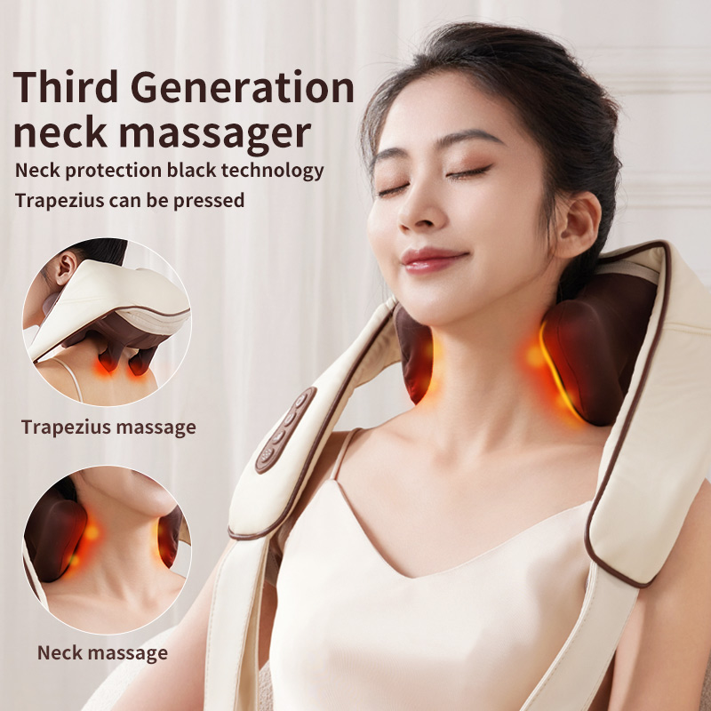 Appareil de Massage Électrique Portable Chauffant Corps Entier Ergonomique-2
