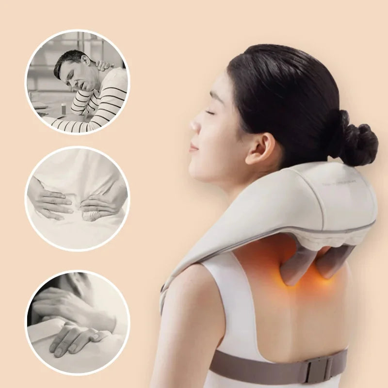 Appareil de Massage Électrique Portable Chauffant Corps Entier Ergonomique-1