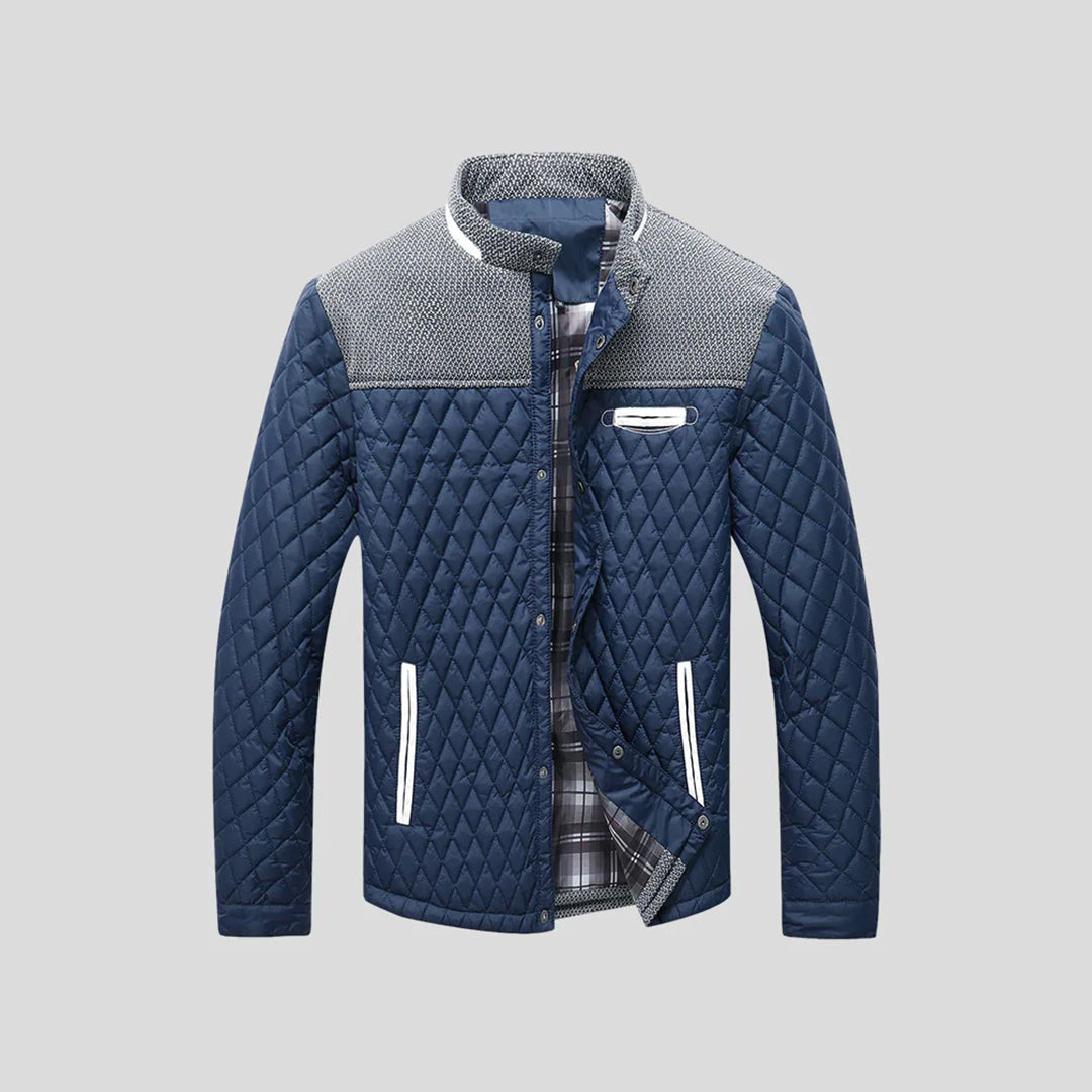 Veste Homme Élégante Tissu Thermique Coupe Ajustée 1