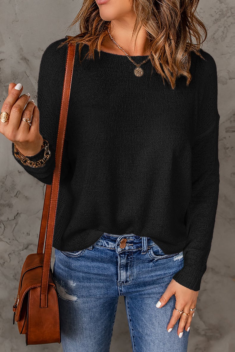 Pull-over Décontracté à Col Rond pour Femme 6