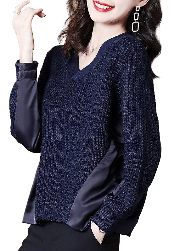 Pull Asymétrique Femme Style Navy 0