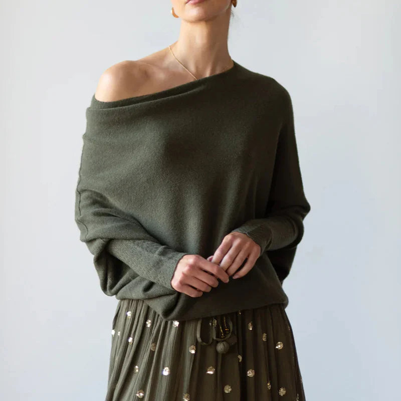 Pull Asymétrique Oversize Chic 3