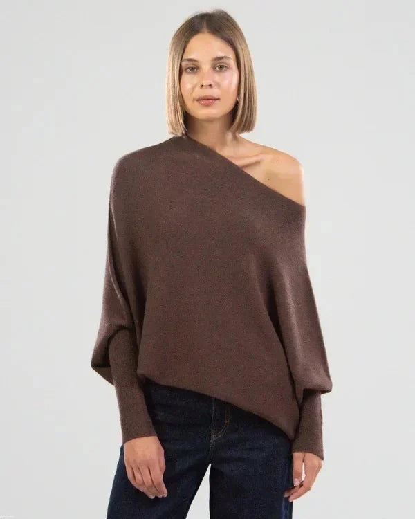 Pull Asymétrique Oversize Chic 9