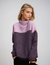 Pull Col Roulé à Motifs pour Femme en Mélange de Fibres 2