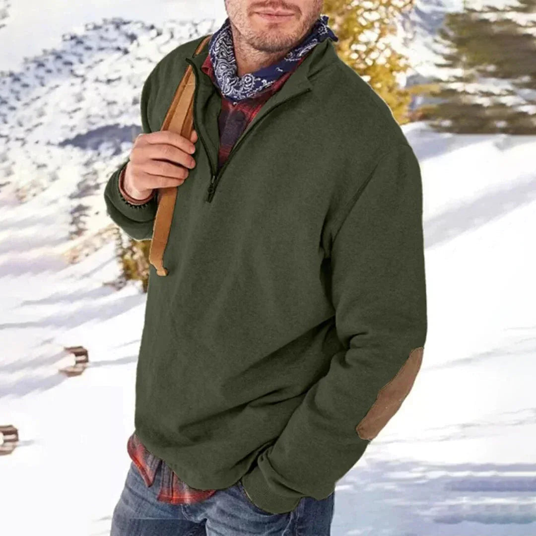 Pull Demi-Zippé pour Hommes Chic 2
