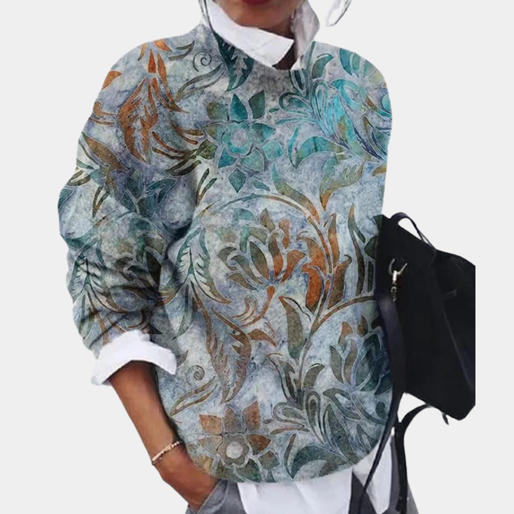 Pull Femme Chic Automnal à Motif Unique 3