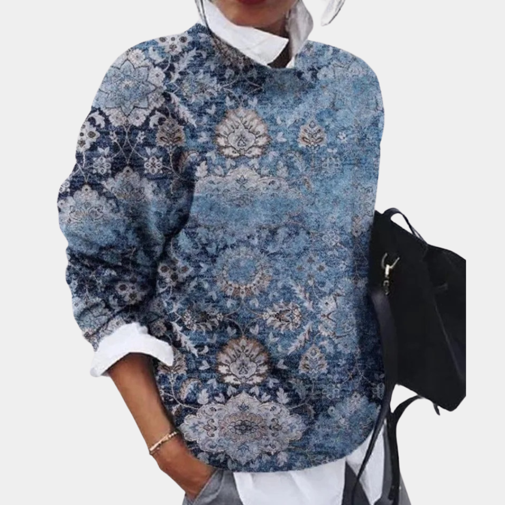 Pull Femme Chic Automnal à Motif Unique 4