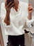 Pull Femme Chic à Col V en Matériaux Luxueux