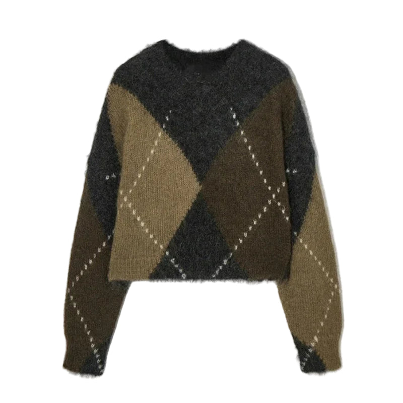 Pull Femme Chic à Manches Longues Moderne 4