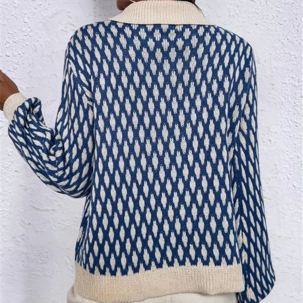 Pull Femme Chic avec Détail Col 2